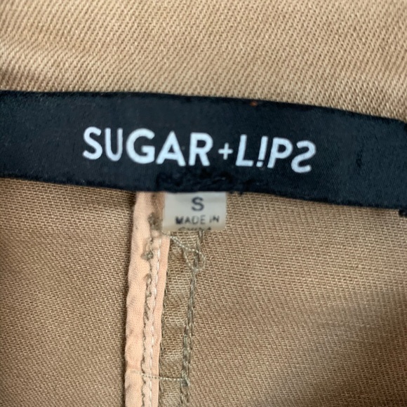 Sugar Lips Camel Button Jacket - Picture 4 of 5